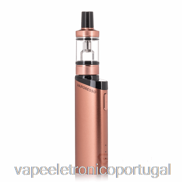 Vape Eletrônico Vaporesso Gen Fit 20w Starter Kit Ouro Rosa